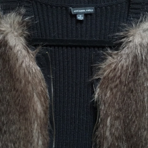 Faux fur sweater vest - Picture 2 of 6